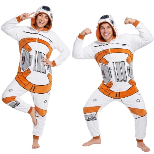 Get Trend BB8 Halloween Costume One-Piece Pajamas for Men, Women