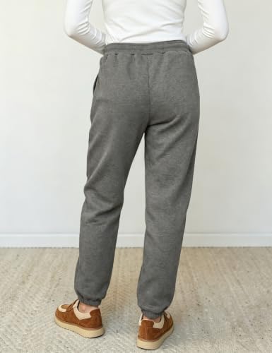 Image of Yeokou Women's Warm Sherpa Lined Athletic Sweatpants Joggers Fleece Pants