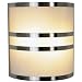 Monument 617605  Brushed Nickel Wall Sconce With Accents, 10 In.