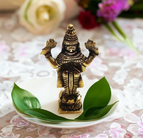 BITONA® Ashtadhaatu Bhagwan Lord Dhanvantri Idol Statue Figurine for Dhanteras pujan and Home Temple