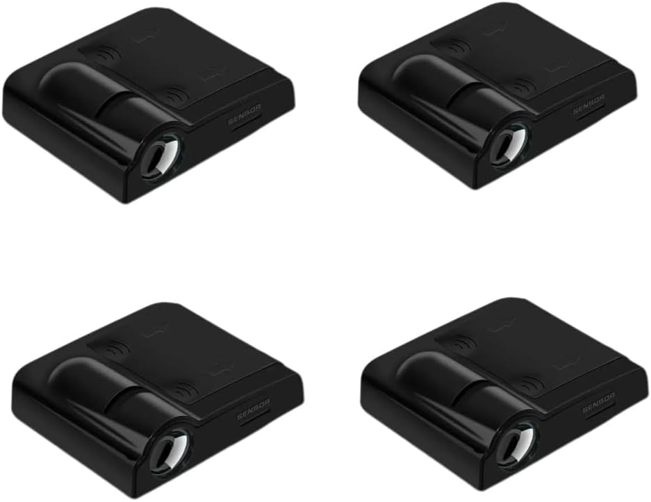 Car Door Lights for Toyota RAV4 2019-2023 Custom Logo Projector Lights Personalized Ultra-Bright LED Car Door Step Welcome Light Durable Auto Accessories,Four Pieces