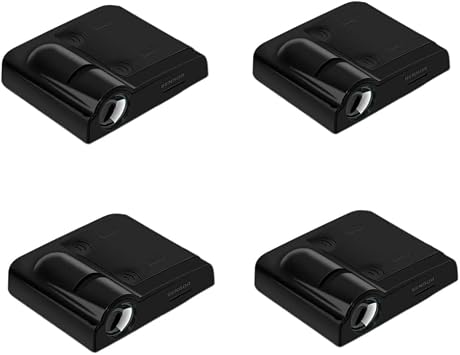 Car Door Lights for Dodge Coolway Custom Logo Projector Lights Personalized Ultra-Bright LED Car Door Step Welcome Light Durable Auto Accessories,Four Pieces