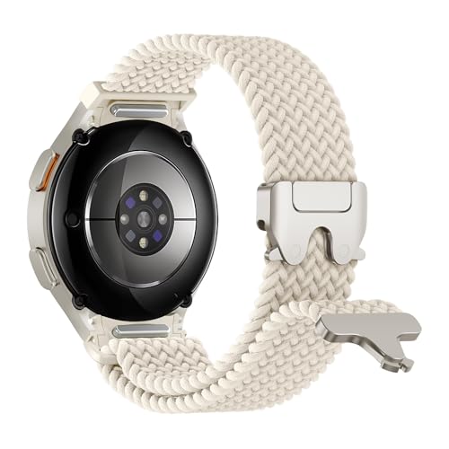 Bracelet tressé pour Samsung Galaxy Watch 6 Classic maille parachute haut de gamme