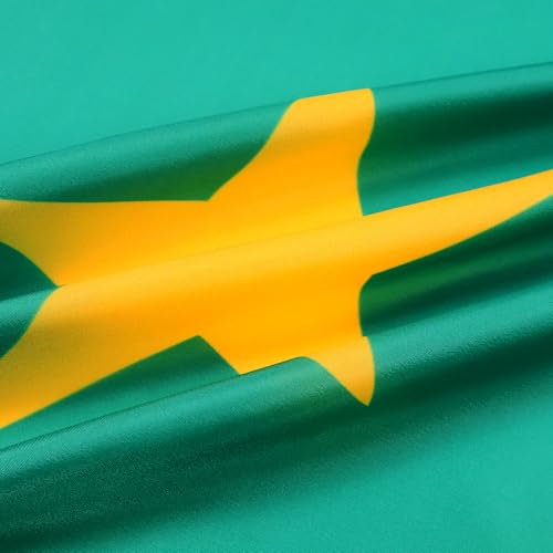 Image of AZ FLAG - Mauritania Flag - 3x5 Ft - Light Polyester Mauritanian Banner with Two Brass Eyelets - Fade Resistant - Vivid Colors - 3' x 5' Feet - 150x90 Cm
