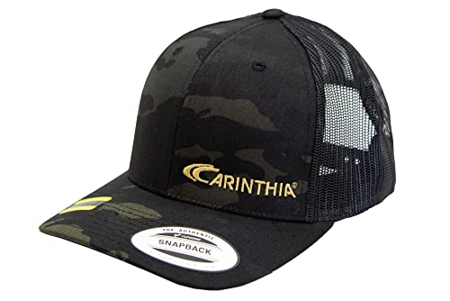 Carinthia Casquette Tactical Base avec fermeture Snapback pour un réglage flexible de la taille, casquette de baseball pour homme avec surface patchwork, Multicam Black., taille unique Cover