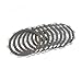 QmeNa Motorcycle Clutch Plates Set for GSXR 600/750/1000 K5 K6 K7 K8 K9 9PCS/Set Motorcycle Clutch Plates Kit for GSXR600 GSXR750 05-2008 GSXR1000 2005-2010