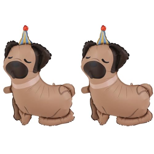 2 Stück Hund Ballons Mops Luftballon Tier Geburtstag Ballon Welpen Folienballon Happy Birthday Deko Folienballon für Kinder Geburtstag Junge Mädchen Party Deko Haustiere Thema Party Deko 2 Stück Hund Ballons Mops Luftballon Tier Geburtstag Ballon Welpen Folienballon Happy Birthday Deko Folienballon für Kinder Geburtstag Junge Mädchen Party Deko Haustiere Thema Party Deko