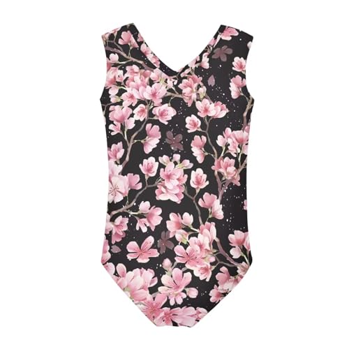 Image of Girls Fashion Print One Piece Swimsuit Bathing Suit Gymnastic Leotard for Kids, 5-14 Years