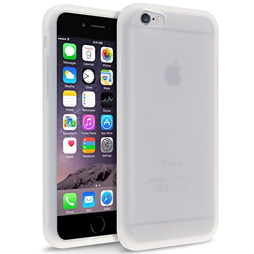 INSTEN Slim Fit Shock Absorbent Silicone Gel Soft Case for Apple iPhone 6 - Retail Packaging - Clear