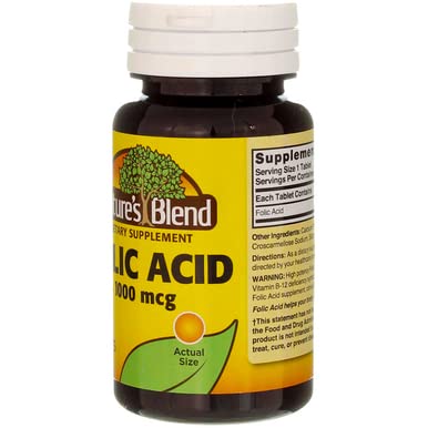 Swanson 1281 Nature'S Blend Folic Acid 1000 Mcg 100 Tablets thumb #8