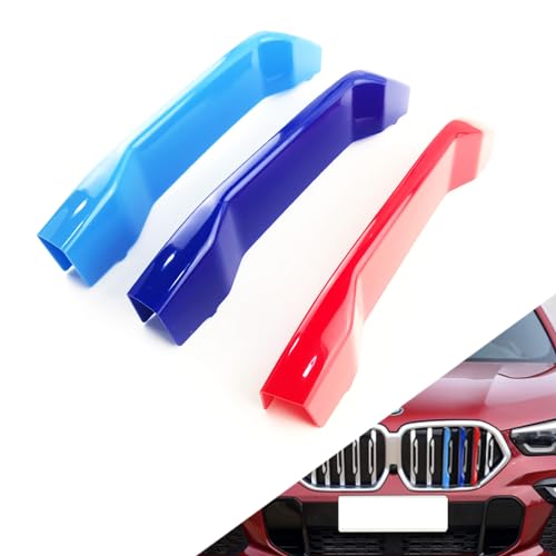 RPERZ Grille color stripes Compatible with BMW G06 X6 2019-2023 grill insert trims accessories 6-Beam