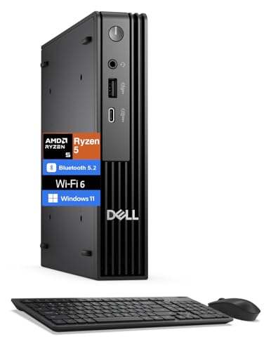 Dell Pro Micro QCM1255 Next-Gen Optiplex Mini PC (AMD Ryzen