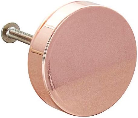 Luxury Rose Gold and Silver Cabinet Pull Knobs Vintage Shabby Chic Cupboard Drawer Pull Handles (Rose Gold Set of 6)