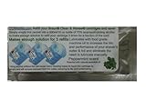 Refill Solution compatible with Braun® Clean & Renew® CCR3 Shaver Cartridges (Peppermint, 2 Packets (6 refills))