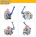 FitBest 128LD Carburetor Kit for Husqvarna 128LD 128C 128L 128R 128RJ 128CD 128LDX Trimmer | Replaces Zama C1Q-W40A | OEM 545081848 | Complete Tune-Up Kit