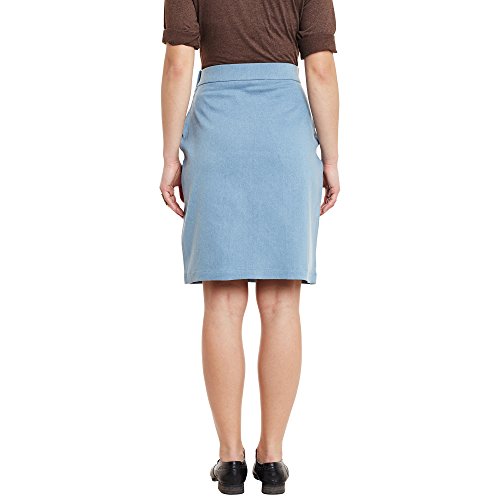 Image of Rider Republic Women's Pencil Midi Skirt (312091-28 Light Blue 28)