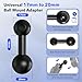 iGoevo 20mm to 17mm Ball Mount Adapter – TPU Anti-Slip Base for Stable Installation, Compatible with Garmin GPS, Phone, and Vehicle Mounts