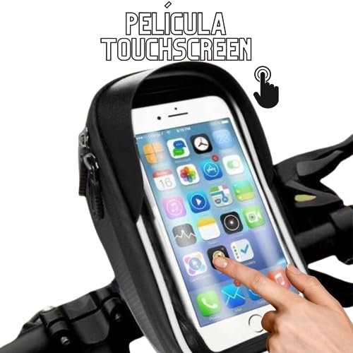 Bolsa Para Bike Guidão Case De Bicicleta Protetor De Celular Resistente Impermeávél á Água