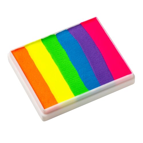 TAG Face and Body Paint - Split Cake 50g (Neon Rainbow)
