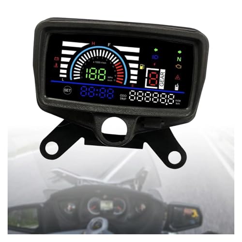 Compteur kilométrique moto 12V avec tachymètre numérique pour CG125 150 - 3