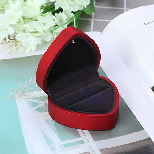 NOLITOY Anello a forma di cuore Box Anello