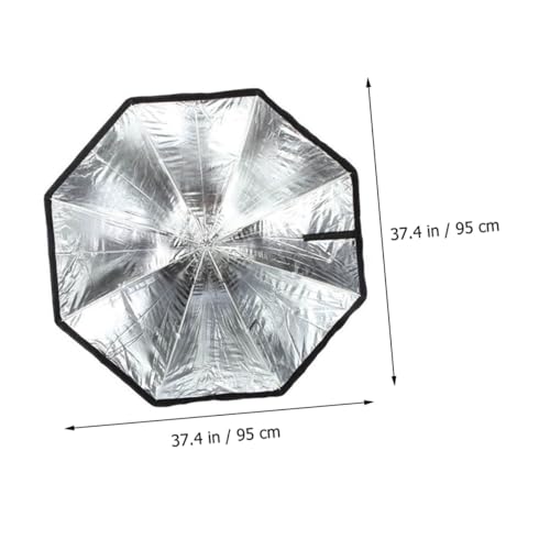Image of Toddmomy Octagonal Photography Softbox Umbrella Light Diffuser for Studio Flash Lighting, Portable Photo Softbox Compatible with Video and Photo Lighting Equipment, White Nylon Fabric