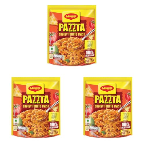 Image of Maggi PAZZTA Instant Pasta - Cheesy Tomato Twist,Vegetarian,68.5 G (Pack of 3)