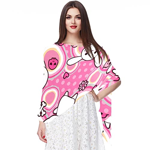 Foulard mousseline de soie lapin carotte le cadeau poétique idéal pour femme