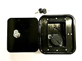 Valterra Black Gravity Water Hatch Fill Dish Lock Keys RV Trailer