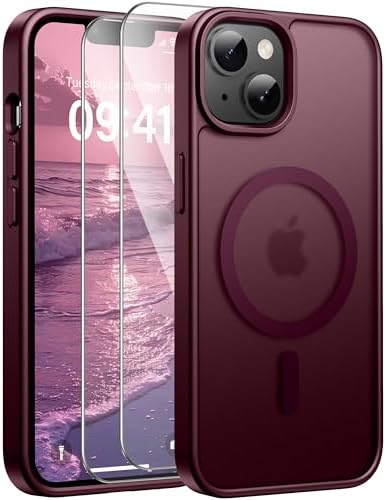 Opkiegrn Funda para iPhone 14/iPhone 13, compatible con MagSafe c...