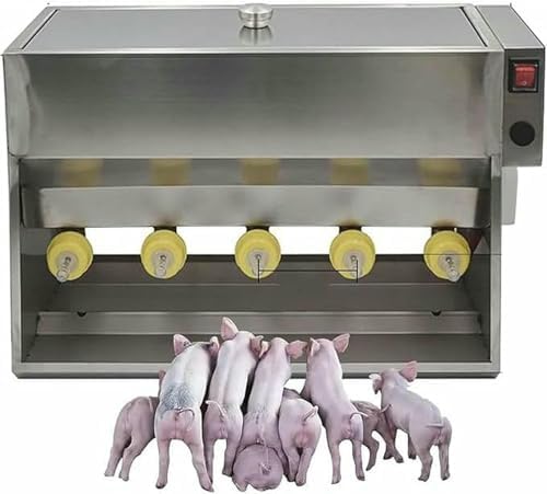 Smart Piglet Feeder, Automatic Milk Bottle with Constant Temperature, Multiple Nipples for Piglets & Lambs – Ideal Nursing Solution for Healthy Growth