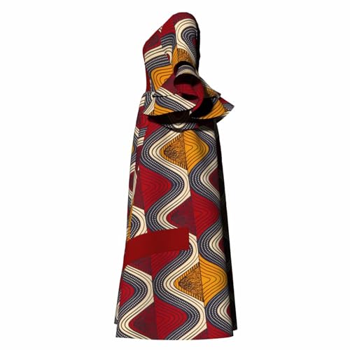 Image of iooiooi Womens African Print Party Maxi Dress Tradition Dashiki Ankara Long Dress & Headwrap