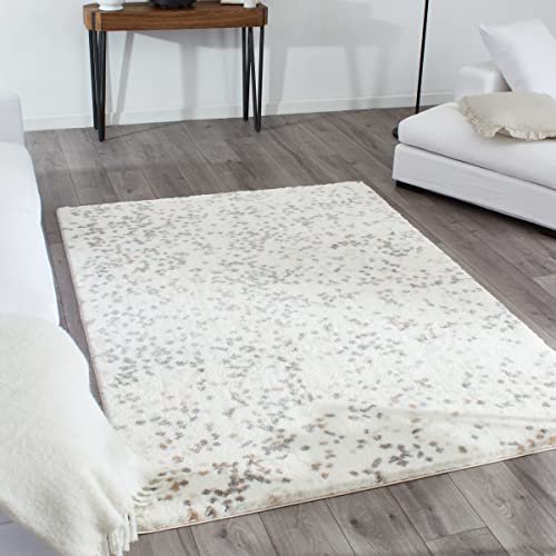 Nazar Alfombra Lasso Con Patrón Geométrico, Pelo Largo, Alfombra De Salón, Dormitorio, Alfombra Abstracta, Gráfico, Alfombra Crema 671 Beige, 120x160 Cm Nazar Alfombra Lasso Con Patrón Geométrico, Pelo Largo, Alfombra De Salón, Dormitorio, Alfombra Abstracta, Gráfico, Alfombra Crema 671 Beige, 120x160 Cm
