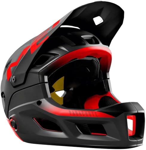 MET Parachute MCR MIPS Helmet, Black Red, Small