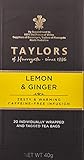 Taylors of Harrogate Lemon & Ginger Herbal Tea, 20 Count