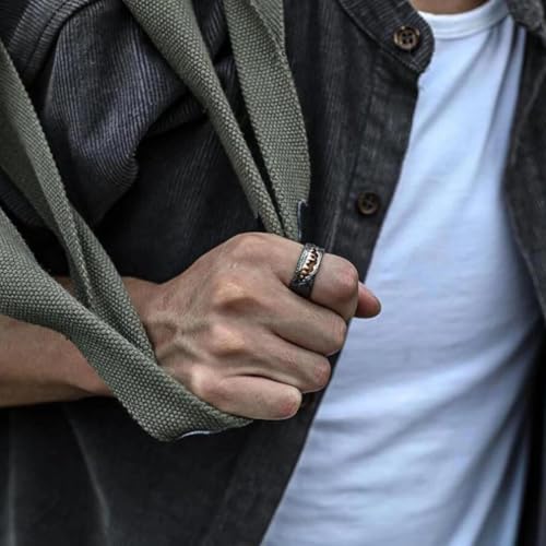 Bague croix gothique unique, le cadeau idéal pour homme biker - 3