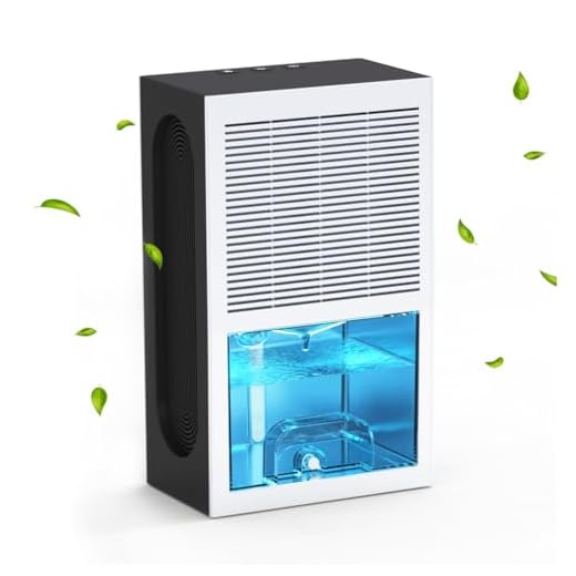36Oz Upgraded Small Dehumidifiers for Home, DDVIVAL Dehumidifiers for Bathroom (320 sq.Ft),with Auto-off＆7 Color LED Lights,Quiet Energy Saving Mini Dehumidifiers for Bedroom Room RV Basement Closet