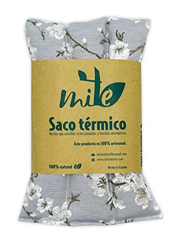 Saco térmico de semillas y hierbas multiusos (47cm x 15cm) Lavanda (Sakura)