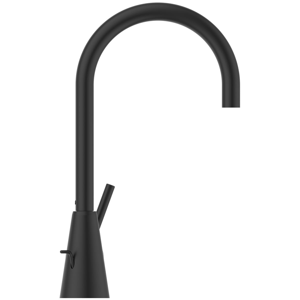 Ideal Standard Ceraline Waschtischarmatur – Hoher Auslauf, 360° Schwenkbar, Silk Black, Wassersparend