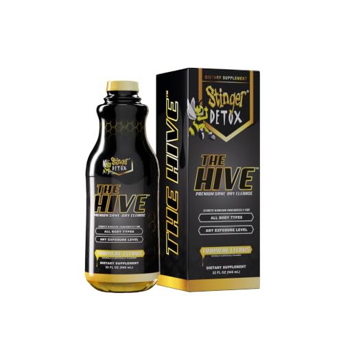 Stinger Detox THE HIVE Premium Same-Day Cleanse 32 OZ Drink - Tropical Citrus Flavor - 32 Ounces