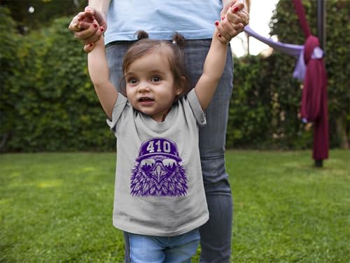 Go All Out Raven Wearing 410 Hat and Sunglasses Mens Toddler Women Youth T-Shirt3