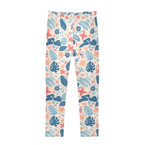 KLL Seamless Asian Traditional Patterns Toddler Baby Girl Leggings Stretchy Full Length Sweatpants Gym