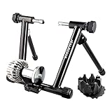 Alpcour Fluid Bike Trainer Stand for Indoor Riding – Portable Stainless Steel Indoor Trainer,...