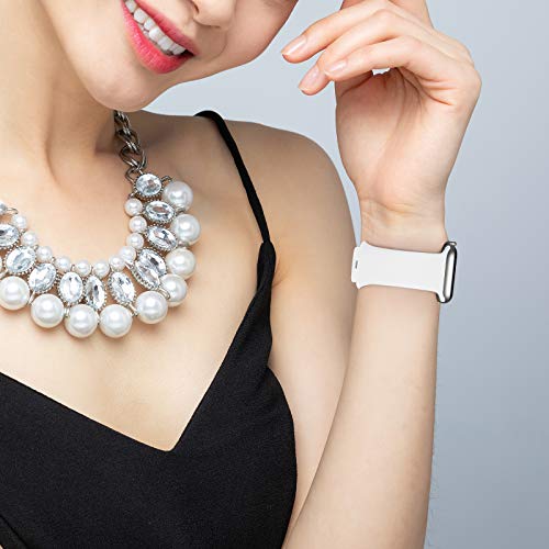 Bandiction Compatible With Apple Watch Series 3 38Mm Series 5 40Mm Iwatch Bands 38Mm 40Mm 41Mm, Soft Silicone Sport Replacement Strap Compatible For Iwatch Se Series 7 6 5 4 3 2 1 Sport Edition #TOP4