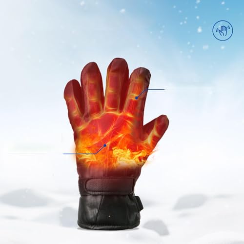 Gants chauffants USB électriques de travail et mitaines tactiles temps froid - 4