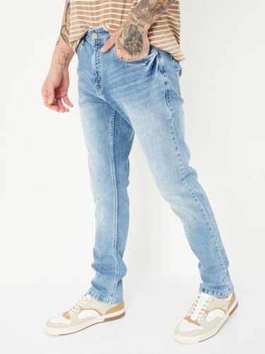 Image of Max Men's Slim Fit Mid Rise Jeans