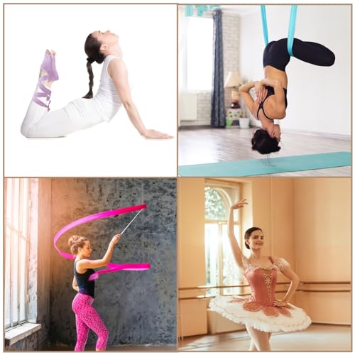 Image of Ideal Swan 3 Pairs Yoga Pilates Toeless Socks - Pilates Toe Grip Socks, Non-Slip Yoga Cotton Sock for Workout Sports Barre