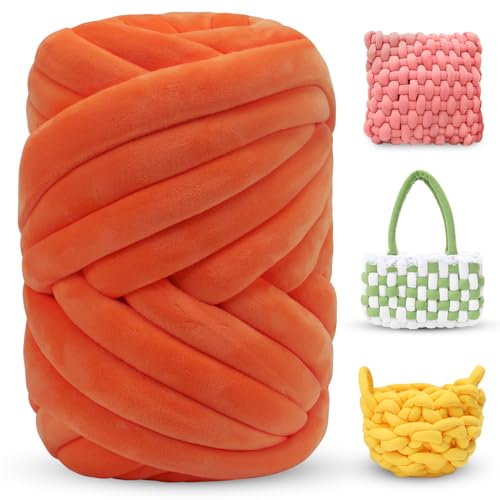 VGECEE Lot De 3 Grosse Laine à Tricoter à La Main Pelote Laine Grosse