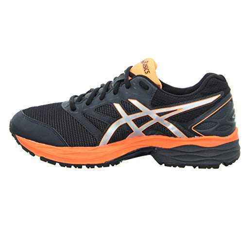 Asics T6E2N_Black/Silver/Hot Orange
