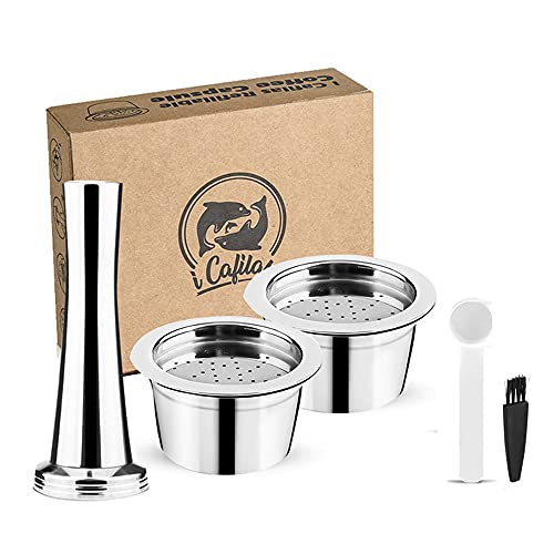 i Cafilcas Refillable K Fee Pods Reusable Stainless Steel...